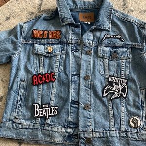 Lot of 5 classic rock iron on band patches